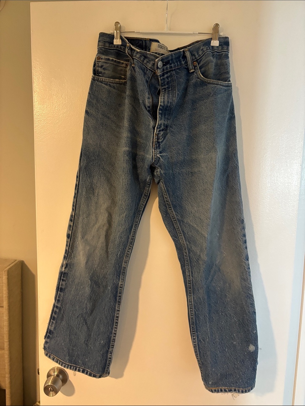 Classic Men's Blue Denim Jeans